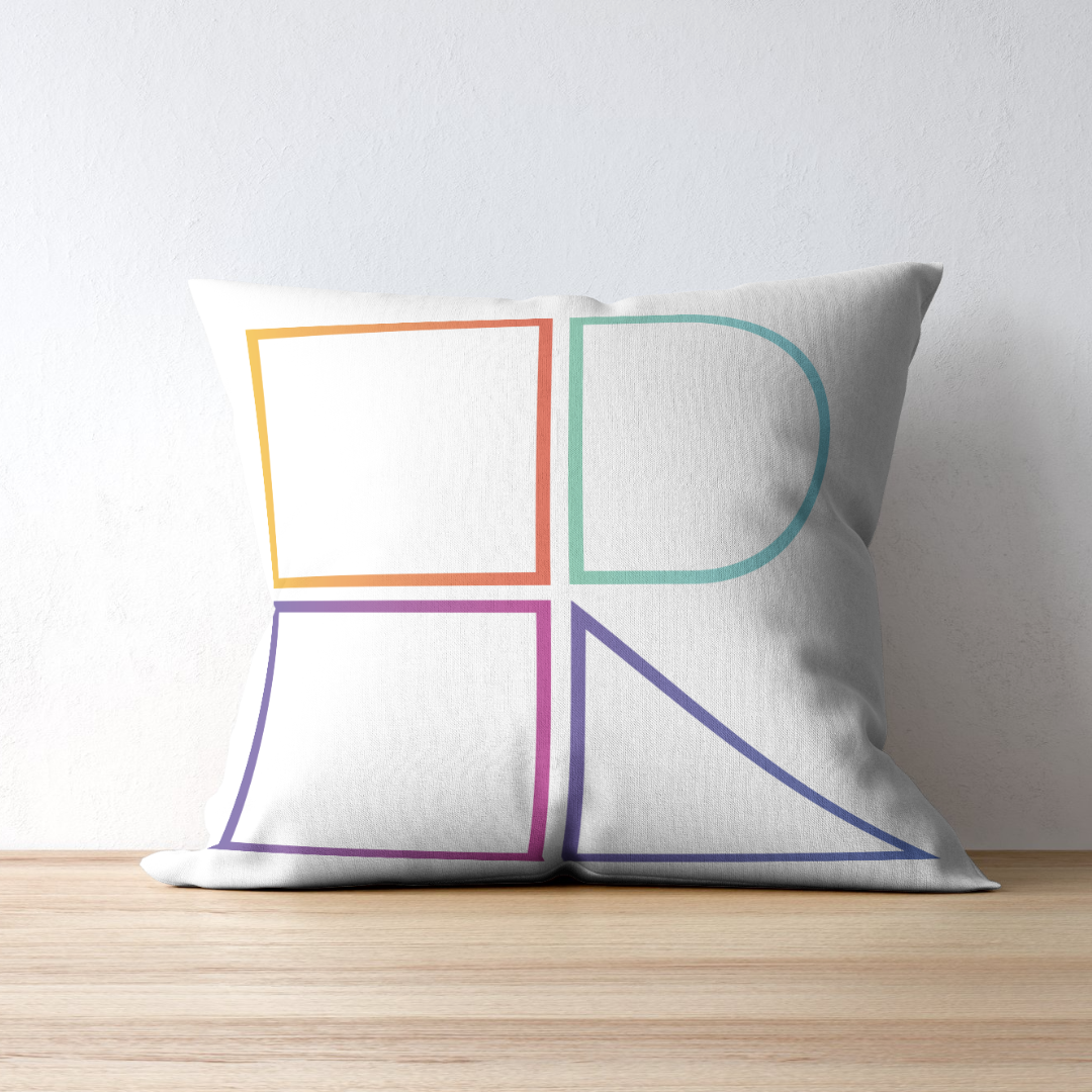 Best Pillow - White with Rep AI Huge Logo