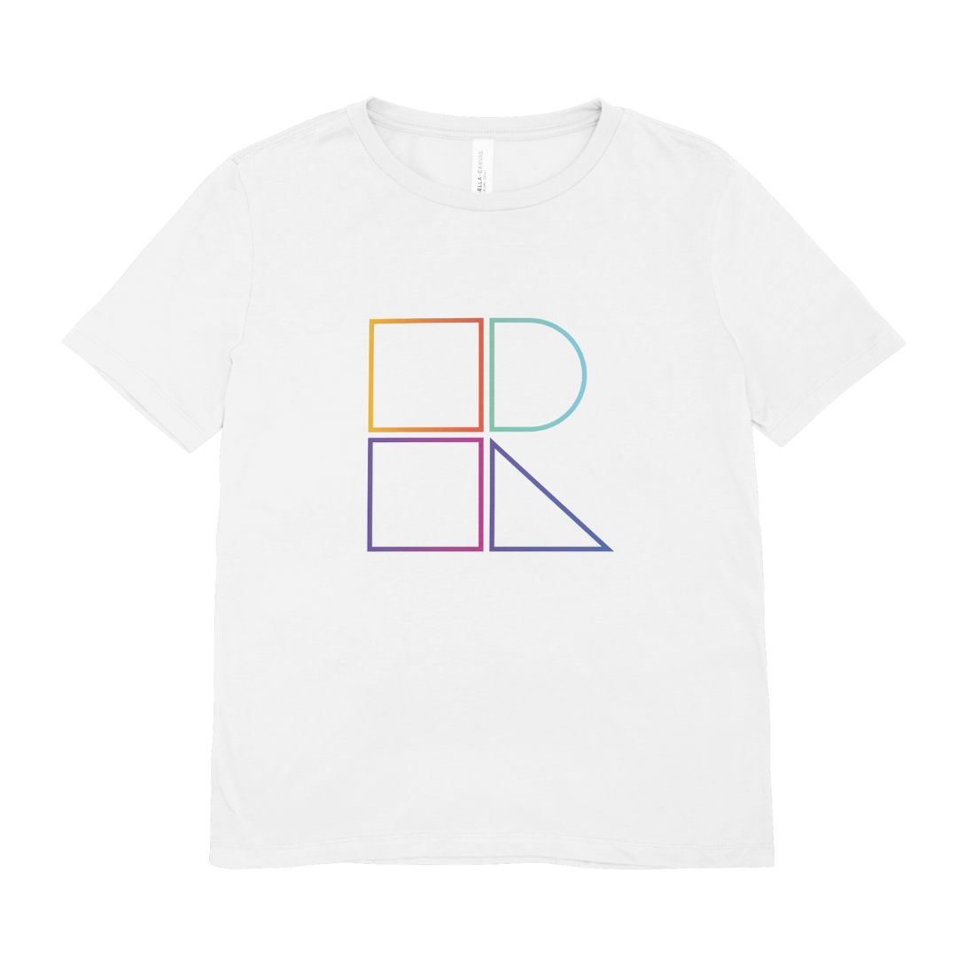 Colorful Rep logo mark wide short sleeve shirt