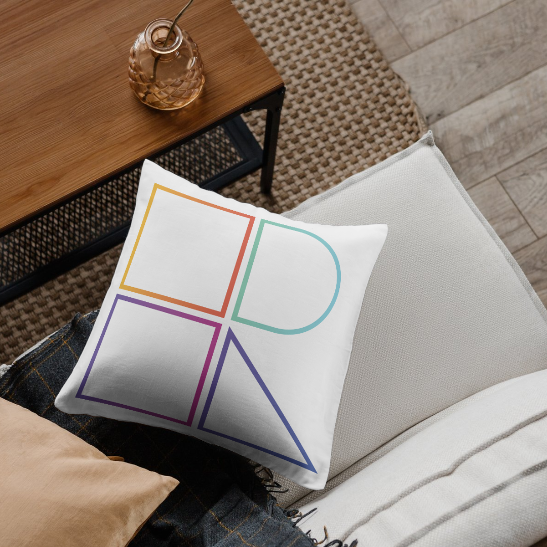 Best Pillow - White with Rep AI Huge Logo